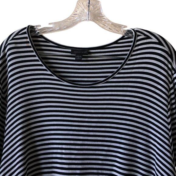 J. Jill Wearever Women's Tunic Sweater Knit Top Plus 3X Striped Stretch Dress - Picture 4 of 10